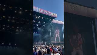 Performing Wordless Chorus with My Morning Jacket at Bottlerock in Napa marchingband [upl. by Yesor951]