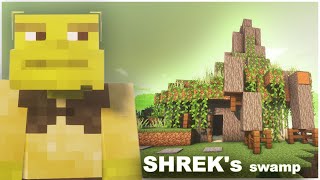 Shreks swamp  Minecraft tutorial [upl. by Vasta]