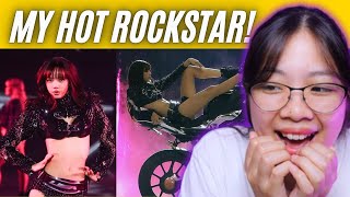 REACT LISA  ROCKSTAR LIVE PERFORMANCE VICTORIAS SECRET FASHION SHOW 2024 lisa victoriasecret [upl. by Ydnik]