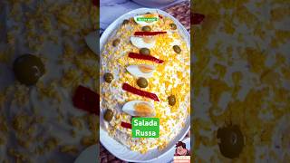 Como fazer salada russa comida receitas russia salada [upl. by Sirahc]