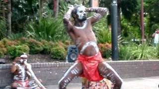 Didgeridoo aboriginal danceStreet SidneyAustralia [upl. by Eeldivad]