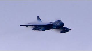 4K  Hawker Hunter AMAZING Blue Note Sound [upl. by Kimitri]