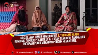 Cagub Jawa Timur Nomor Urut 3 Tri Rismaharini Kunjungi Pondok Pesantren Al Fatah Temboro [upl. by Akihsan]