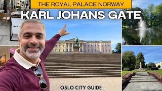 The Royal Palace Norway  Karl Johans Gate Oslo [upl. by Mallen]