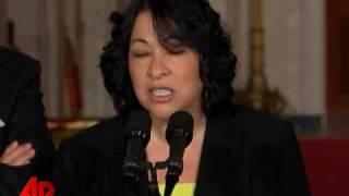 Obama Picks Sotomayor for High Court [upl. by Padriac312]