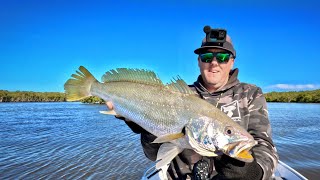 Soft Plastic Fishing in the Wind  using Bait Junkie lures [upl. by Nire972]