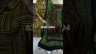 🌹💕❤️Natural DyesAjrakh Handblock Printed Modaal silk 2 Piece suit With Very Unique Patterns 💕 [upl. by Aneetak]