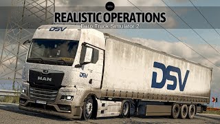 Realistic OperationsThe Most Realistic Mods of Euro Truck Simulator 2Man New TG3 149150 [upl. by Vanderhoek431]