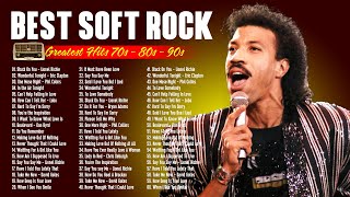 70s 80s 90s Soft Rock Music Hits Playlist ✌ Lioenl Richie Rod Stewart Celine Dion Phil Collins [upl. by Evanthe]