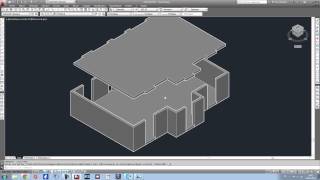 Apprendre Autocad en 1h Tutoriel réalisation Maison 3D [upl. by Zebe]