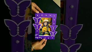 Very easy Beautiful photo frame craft ideas 💡craft shorts short crafts [upl. by Ednew114]