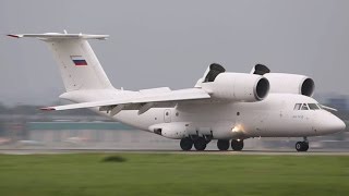 Antonov AN74 RAIN Arrival  DUAL Perspective [upl. by Asin579]