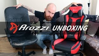 UNBOXING  Arozzi Gaming Chair [upl. by Nosydam419]