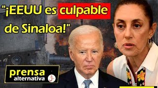 Sheinbaum deja clara responsabilidad de EEUU [upl. by Edlihtam758]