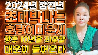 ★2024년 갑진년 호랑이띠운세★ 2024년 천운이 들어와 대박나는 호랑이띠 운세 대박의 운기가 찾아왔다 62년생 62세 74년생 50세 86년생 38세 범띠 운세 [upl. by Eserahs549]