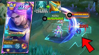 NOLAN NEW UPDATED BUILD TO ONE SHOT ENEMY MUST TRY  MLBB [upl. by Morgan16]