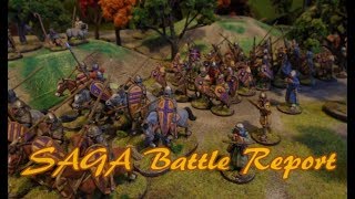 SAGA Battle Report 50  Welsh vs AngloSaxons [upl. by Anay324]