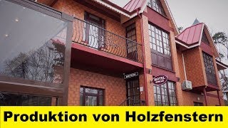 Holzfenster  Produktion von Holzfenstern – KONTIVIS PLUS PARTNERIAI [upl. by Xela]