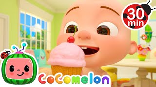 🍨ICE CREAM Song🍦🍦🍦  CoComelon  Kids Cartoons amp Nursery Rhymes  Moonbug Kids [upl. by Clinton433]