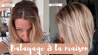 JE FAIS MON BALAYAGE A LA MAISON  patine LOréal dialight 913 amp 921 [upl. by Aicirtam749]