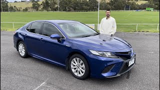 2019 Toyota Camry Ascent Sport Hybrid Review [upl. by Nivlam]