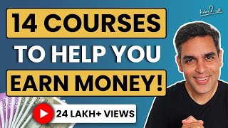 14 ONLINE COURSES that can make you RICH  Ankur Warikoo Hindi [upl. by Eedeed648]