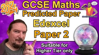 Edexcel GCSE Maths  Predicted Paper 2  June 2024  Higher Tier [upl. by Hannie]