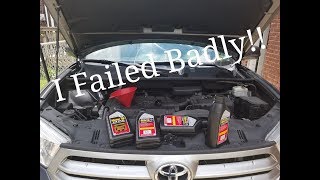 2011 Toyota Highlander Oil Change Big Failure [upl. by Curcio468]