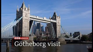 Götheborg  Swedish replica ship visits London UK [upl. by Nnagem]