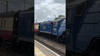 LSL Steam Loco Blue Peter train railway steam wcml steamtrain [upl. by Eive925]