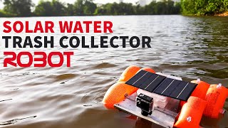 DIY Lake Pool Cleaner Robot  RC Remote Water Cleaner Trash Collector Mechatronics  Robotics [upl. by Oiril]