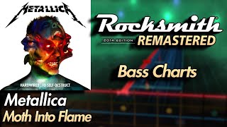 Metallica  Moth Into Flame  Rocksmith® 2014 Edition  Bass Chart [upl. by Frantz190]