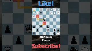 2167 Rated Chess Puzzle  Forced Checkmate In 5 chess checkmatepatterns checkmate chesspuzzle [upl. by Nodyarb567]