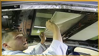 Mercedes CClass Panoramic Roof Guide Roller Sun Blind Removal and Installation [upl. by Nosral]