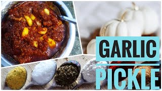 Andhra Garlic pickle  ஆந்திரா பூண்டு ஊறுகாய்  Garlic pickle in tamil  poondu oorugai  HaseeN ArT [upl. by Nnep]