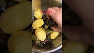 Baingan Gosht RecipeEggplant Meat and Potatoes Easy Recipeviralshorts reelsshorts cooking fyp [upl. by Butterfield]