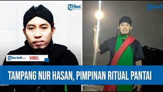 TAMPANG NUR HASAN PIMPINAN YANG GELAR RITUAL PANTAI PAYANGAN KADES SEBUT KERJA SEBAGAI MC DANGDUT [upl. by Clarie]