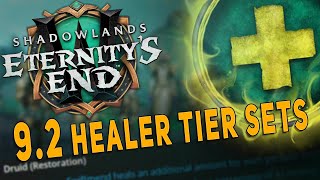 92 HEALER TIER SET BONUSES REVEALED First Look at ALL Healer Sets amp Initial Reaction  Shadowlands [upl. by Rotceh]