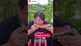 A story brother and sister ganry story of watermelon 🍉🍉🍉 part 1 shorts comedy funny [upl. by Fabron430]