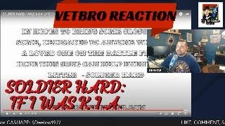 REACTING TO SOLDIERHARD AGAINIf I was KIA veteran military army ptsd war gwot [upl. by Etnomal]