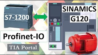 G120 Profinet S71200 Télégrammes PZD Paramétrer CU230P TIA Portal Sinamics Startdrive Siemens [upl. by Benji782]