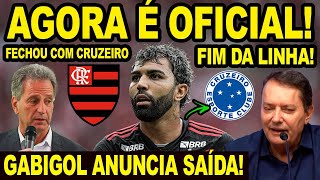 PLANTÃO URGENTE GABIGOL DE SAÍDA DO FLAMENGO INDO PARA O CRUZEIRO JOGADORES DO MENGÃO SURPREENDIDO [upl. by Nilac625]