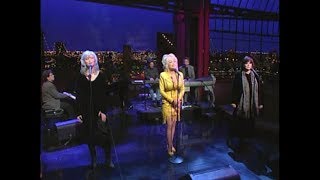 Harris Parton Ronstadt on Late Show March 24 1999 full stereo [upl. by Brenner175]