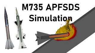 AMERICAS FIRST APFSDS  M735 Armour Piercing Simulation [upl. by Charpentier]