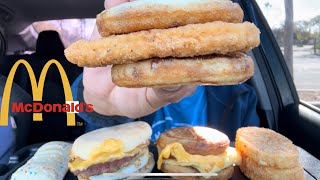 McDonalds Breakfast Mukbang [upl. by Matthew553]