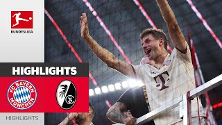 Müller Scores In His Record Game  FC Bayern München  SC Freiburg 20  MD 2 – Highlights 202425 [upl. by Mccormick798]