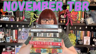 My November TBR  book clubs amp readathons [upl. by Araccot]