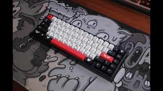 SAAG65 with Cherry MX Black Switches [upl. by Lytsirhc]