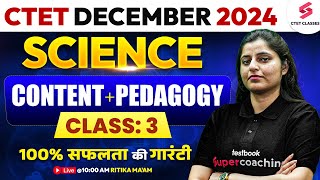 CTET Science Paper 2  CTET Science Classes 2024  CTET Science Paper 2 Marathon  Ritika Maam [upl. by Siroled]