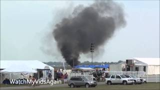 Air Plane Crash Aerobatic Wing Walker Jane Wicker Graphic Dayton Vectren Airshow 2013 [upl. by Jacques]